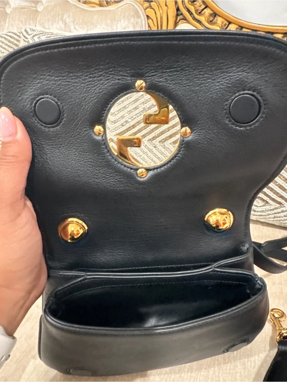 Gucci Blondie GG Mini Bag Web Stripe Strap